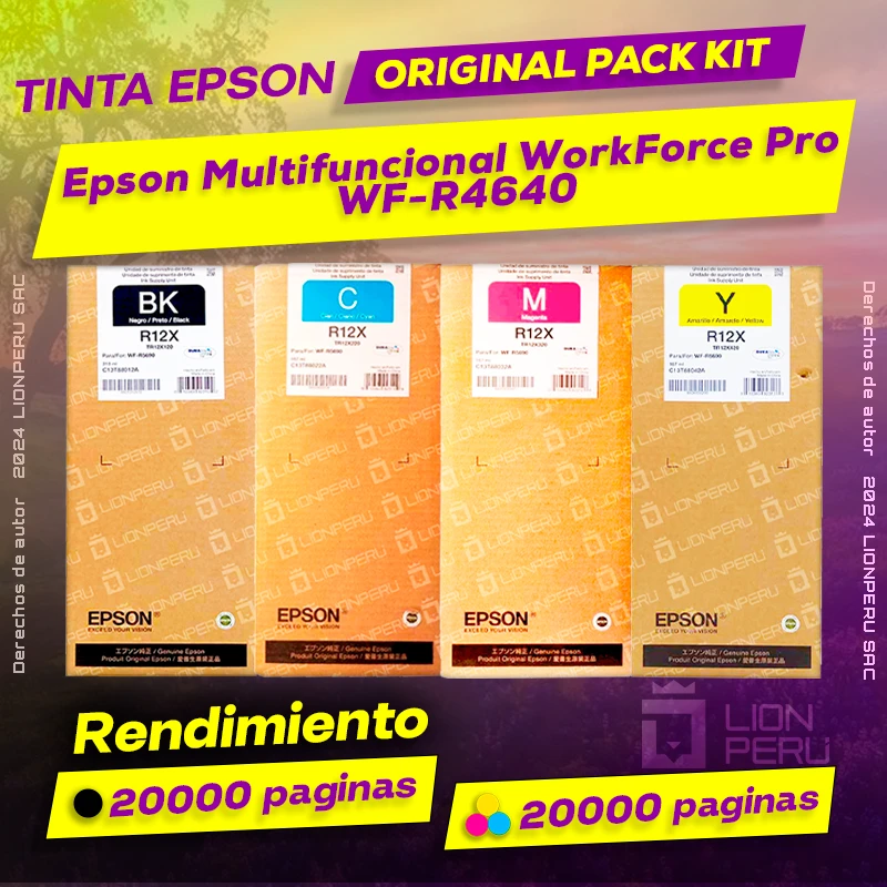 Tinta Epson WF-R4640 Multifuncional WorkForce Pro