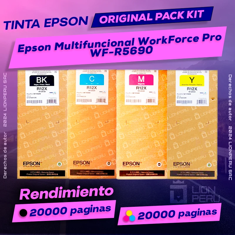 Tinta Epson WF-R5690 Multifuncional WorkForce Pro