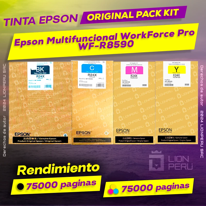 Tinta Epson WF-R8590 Multifuncional WorkForce Pro