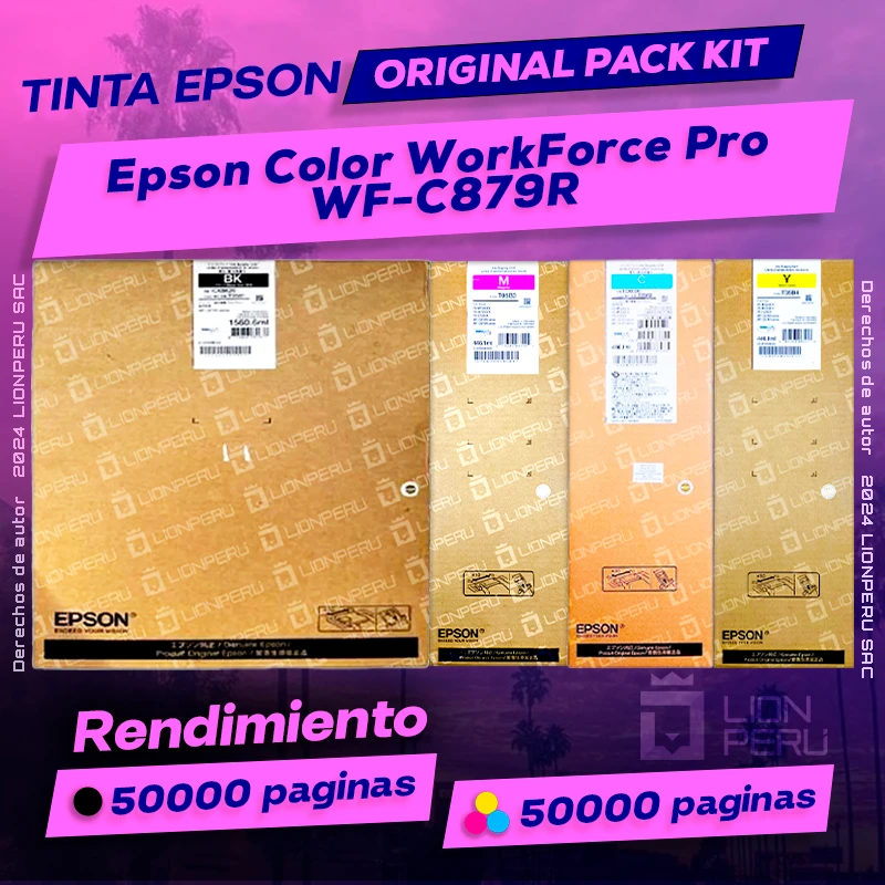 Tinta Epson WF-C879R Color WorkForce Pro Original