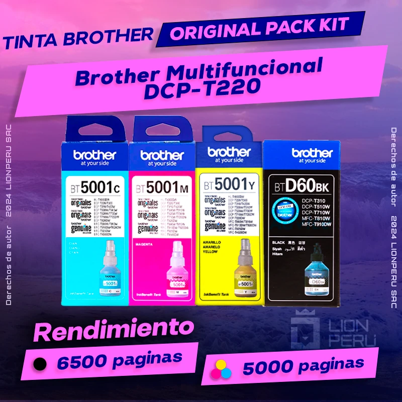 Tinta Brother DCP-T220 Multifuncional Original