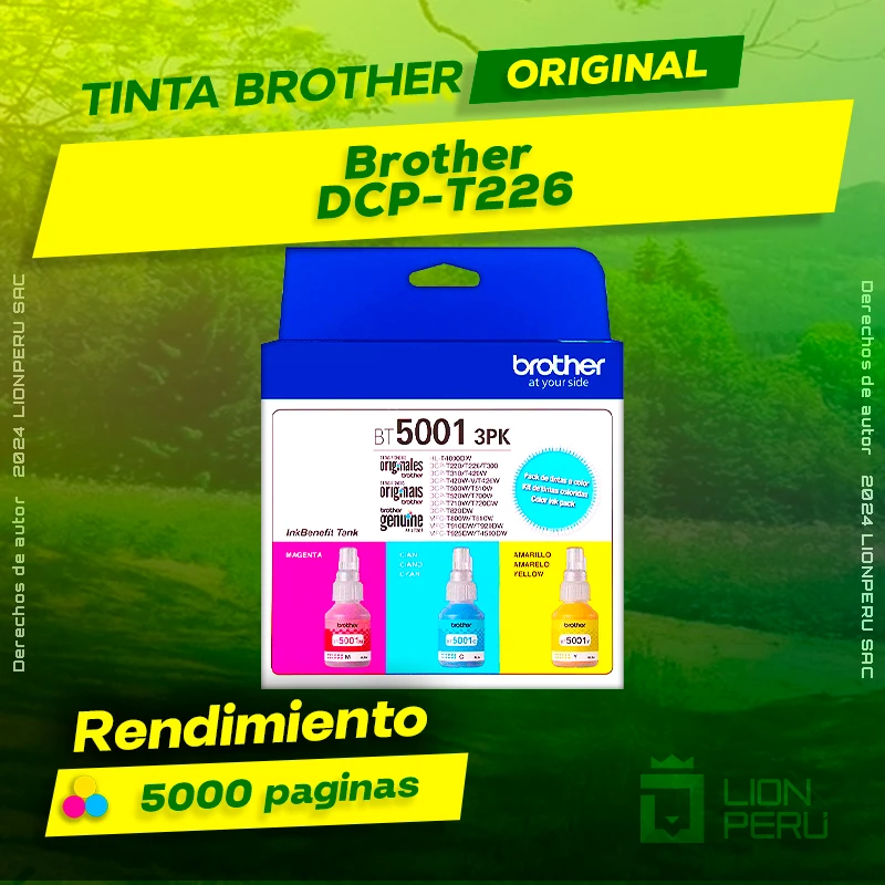 Tinta Brother DCP-T226 Multifuncional Original