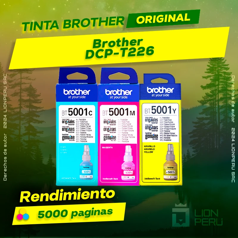 Tinta Brother DCP-T226 Multifuncional Original