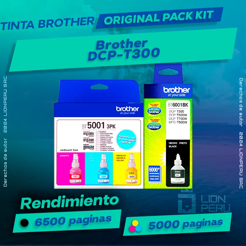 Tinta Brother DCP-T300 Multifuncional Original