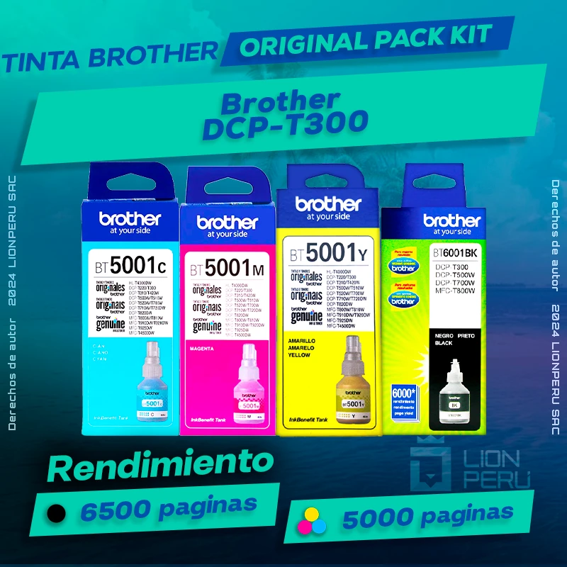 Tinta Brother DCP-T300 Multifuncional Original