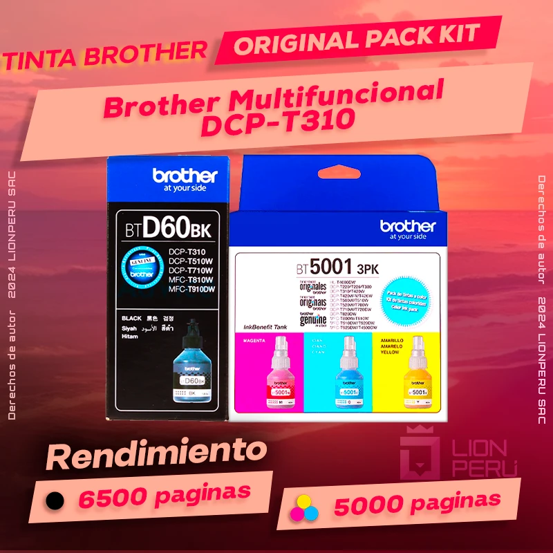 Tinta Brother DCP-T310 Multifuncional Original