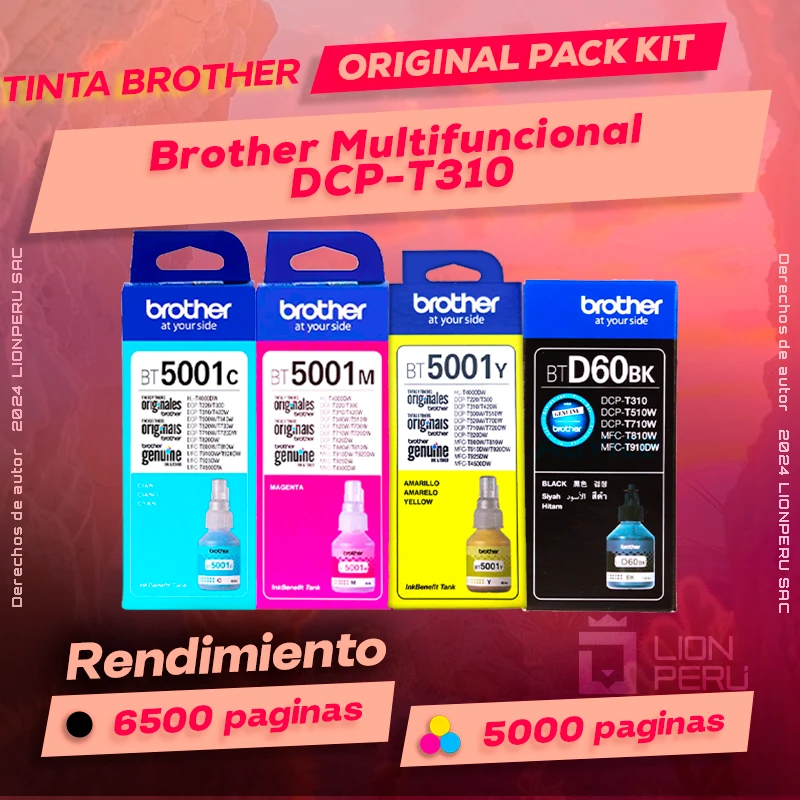 Tinta Brother DCP-T310 Multifuncional Original