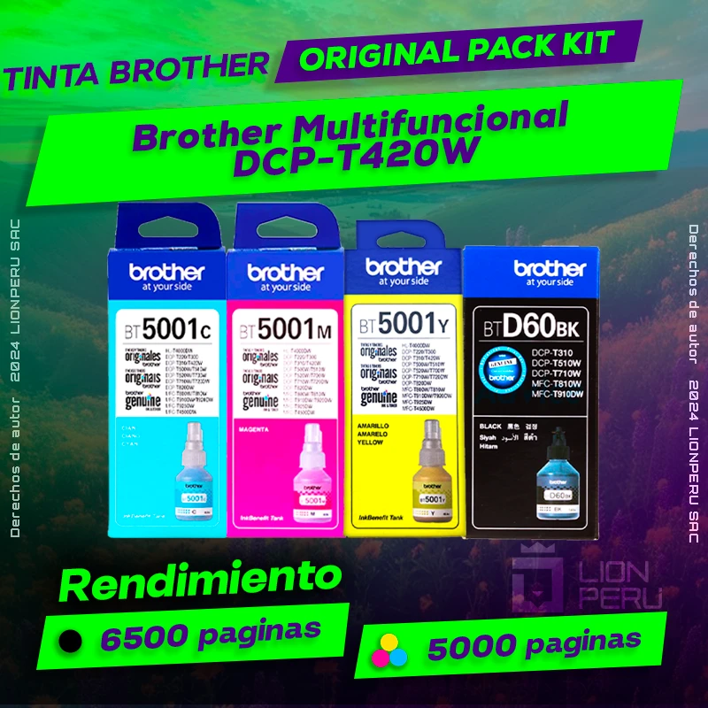 Tinta Brother DCP-T420W Multifuncional Original