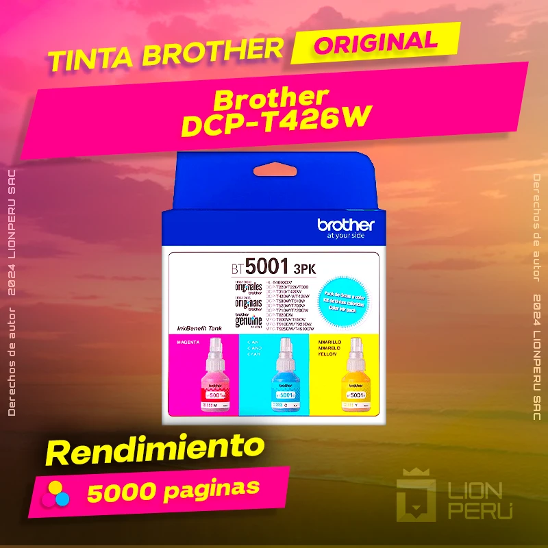 Tinta Brother DCP-T426W Multifuncional Original