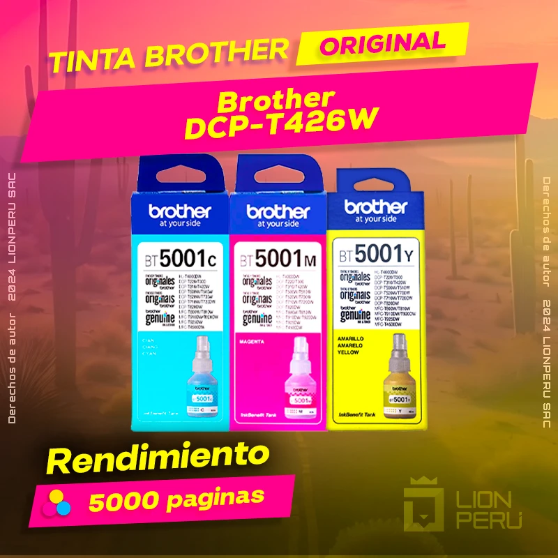 Tinta Brother DCP-T426W Multifuncional Original