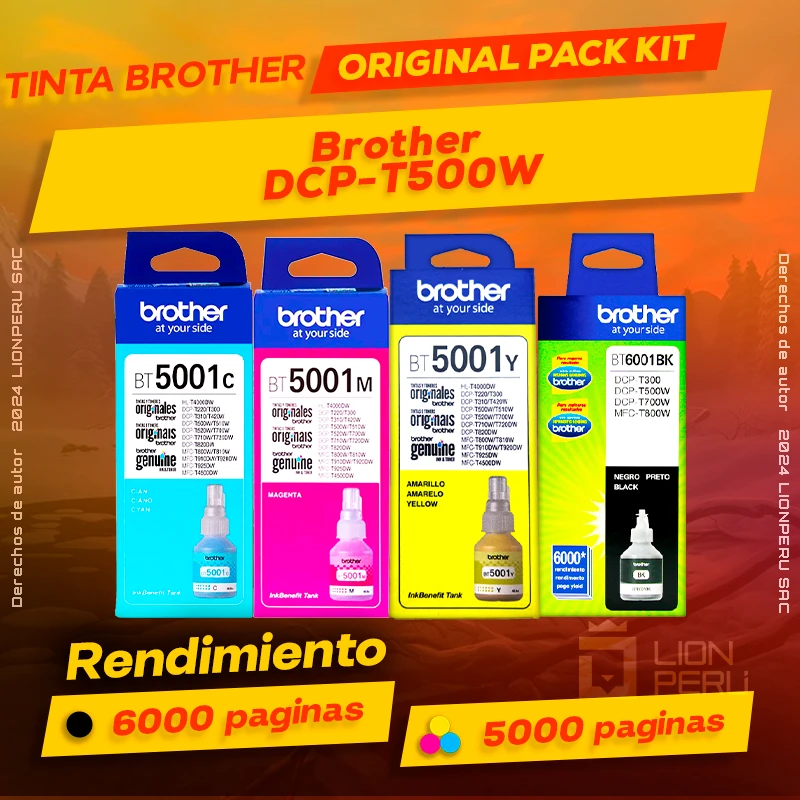 Tinta Brother DCP-T500W Multifuncional Original