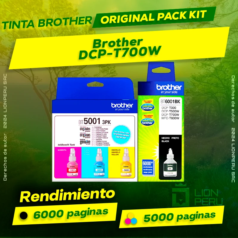 Tinta Brother DCP-T700W Multifuncional Original