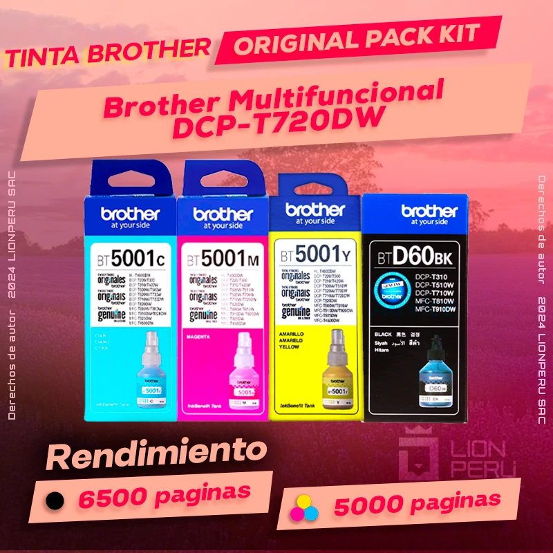 Tinta Brother DCP-T720DW Multifuncional Original