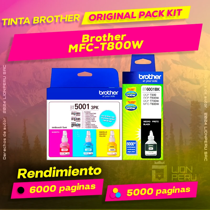 Tinta Brother MFC-T800W Multifuncional Original