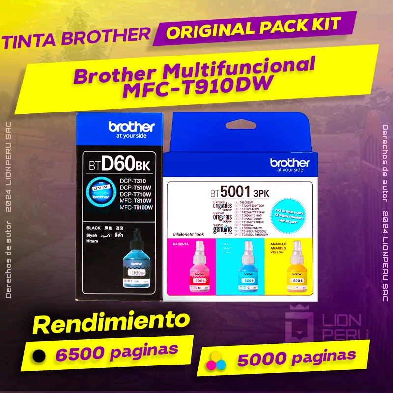 Tinta Brother MFC-T910DW Multifuncional Original