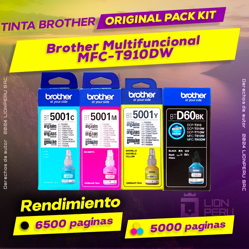 Tinta Brother MFC-T910DW Multifuncional Original