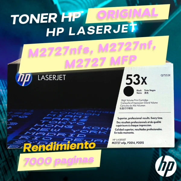 Toner HP M2727nf, M2727nfs, M2727 MFP Laserjet Alta Capacidad