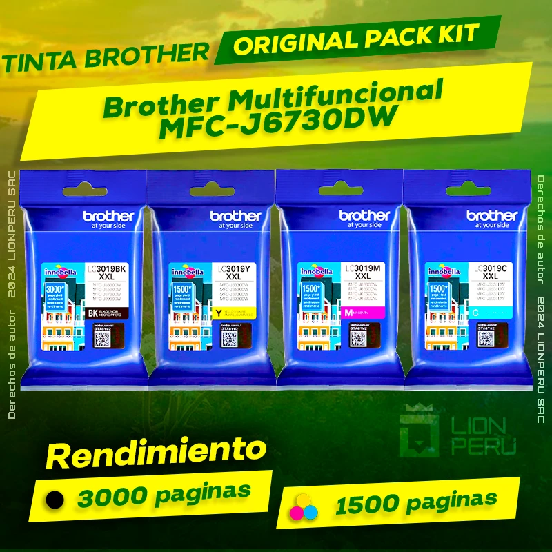 Tinta Brother MFC-J6730DW Multifuncional Original