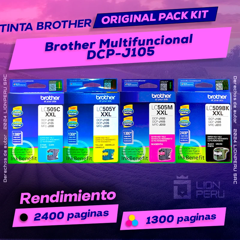 Tinta Brother MFC-J200 Multifuncional Original