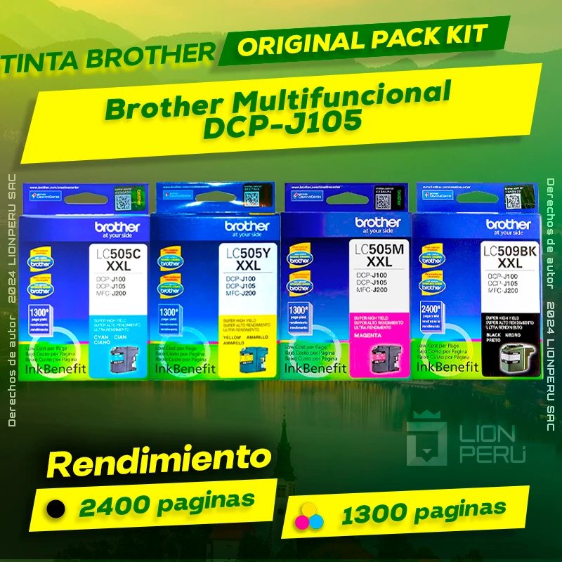 Tinta Brother DCP-J105 Multifuncional Original