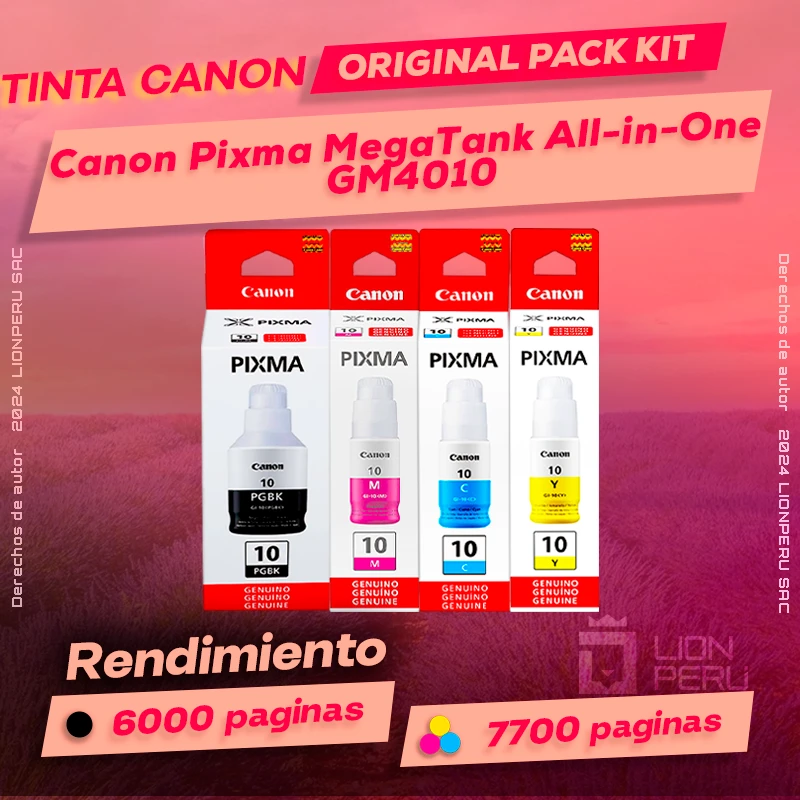 Tinta Canon GM4010 Pixma MegaTank All-in-One Original