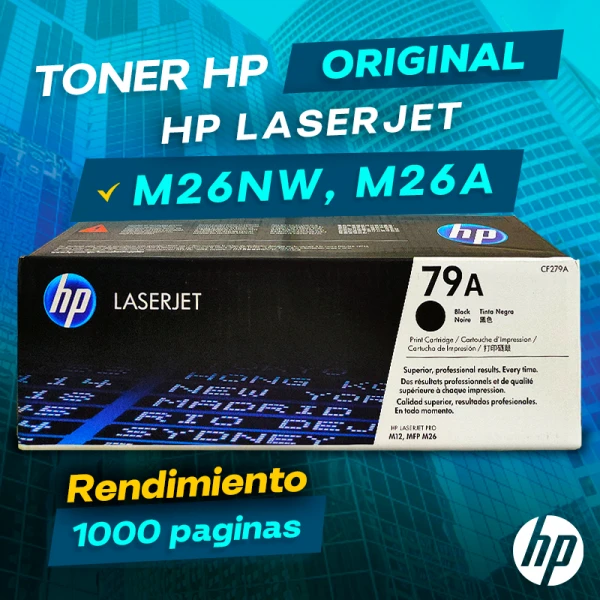 Toner HP M26NW, M26A pro mfp Laserjet Cartucho Original Negro, ofrece un rendimiento de Calidad a un super Precio, consigue el tuyo… ¡¡YA!!