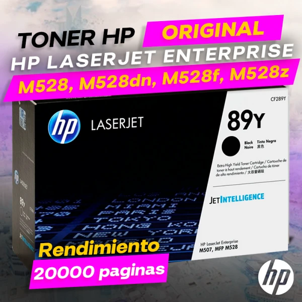 Toner HP M528, M528dn, M528f, M528z LaserJet Enterprise Negro que ofrece un rendimiento de Calidad a un super Precio, consigue el tuyo… ¡¡YA!!