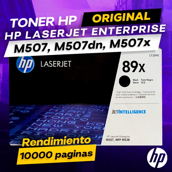 Toner HP M507, M507dn, M507x LaserJet Enterprise Original Cartucho que ofrece un rendimiento de Calidad a un super Precio, consigue el tuyo… ¡¡YA!!