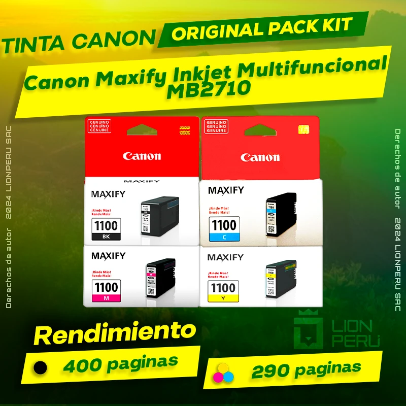Tinta Canon MB2710 Maxify Inkjet Multifuncional Original