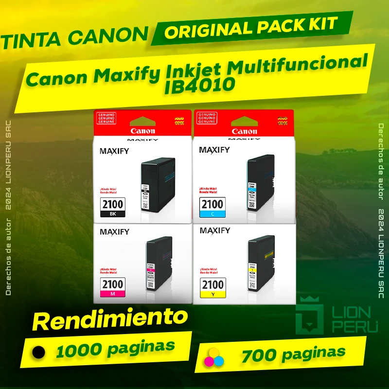 Tinta Canon IB4010 Maxify Inkjet Multifuncional Original