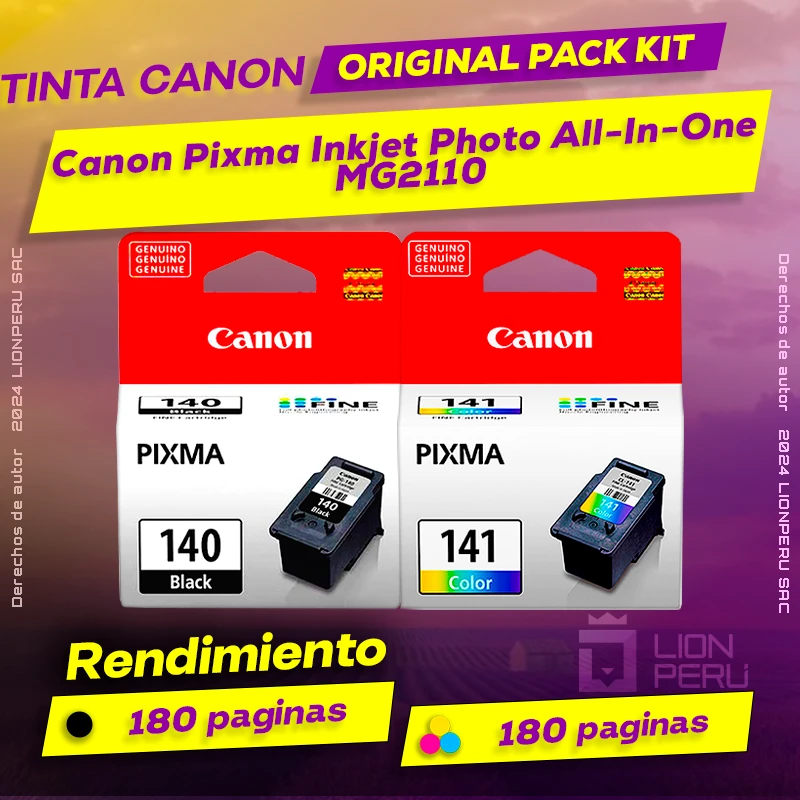 Tinta Canon MG2110 Pixma Inkjet Photo All-In-One Original