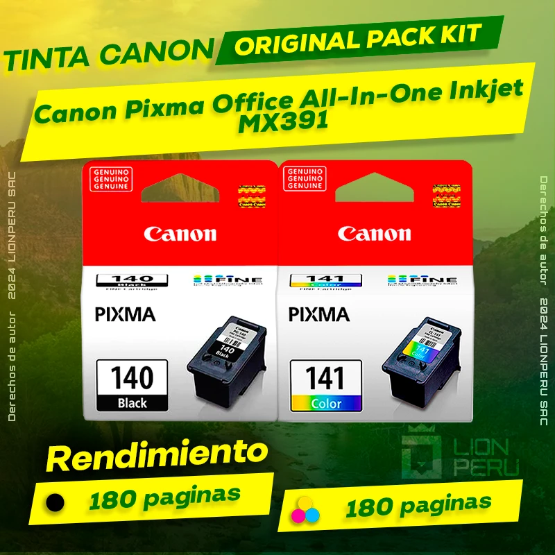 Tinta Canon MX391 Pixma Office All-In-One Inkjet Original