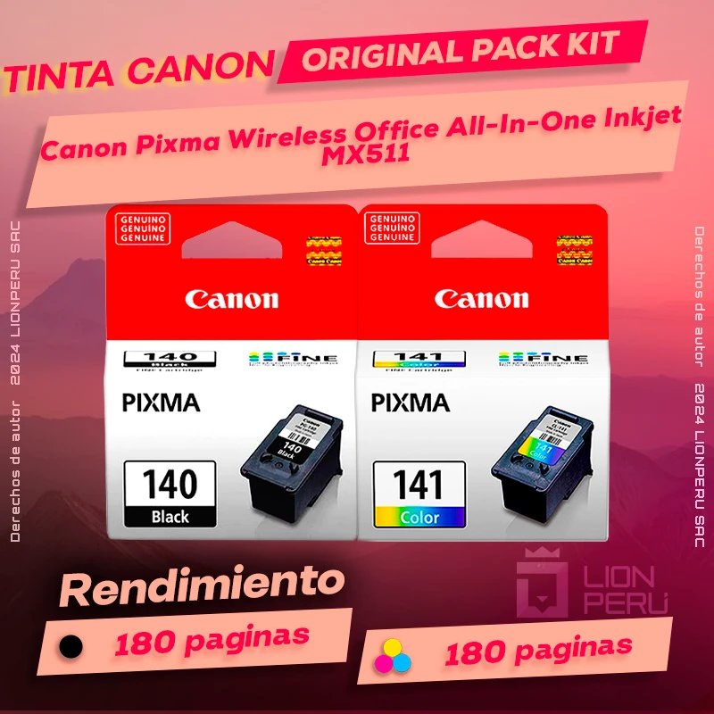 Tinta Canon MX511 Pixma Wireless Office All-In-One Inkjet