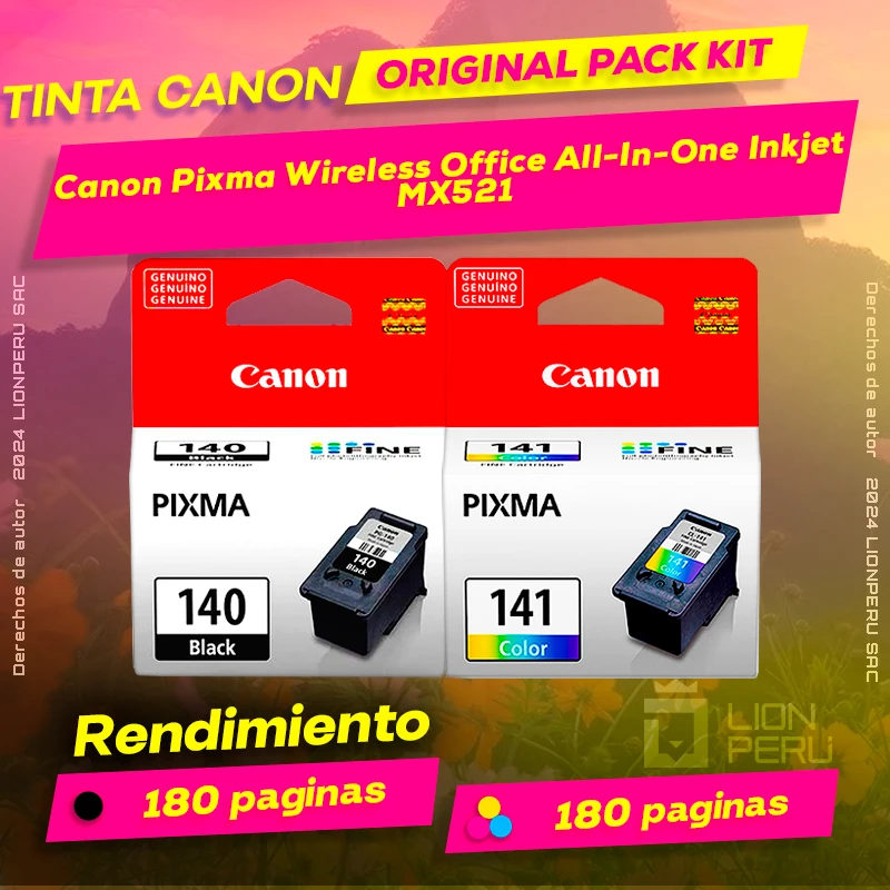 Tinta Canon MX521 Pixma Wireless Office All-In-One Inkjet