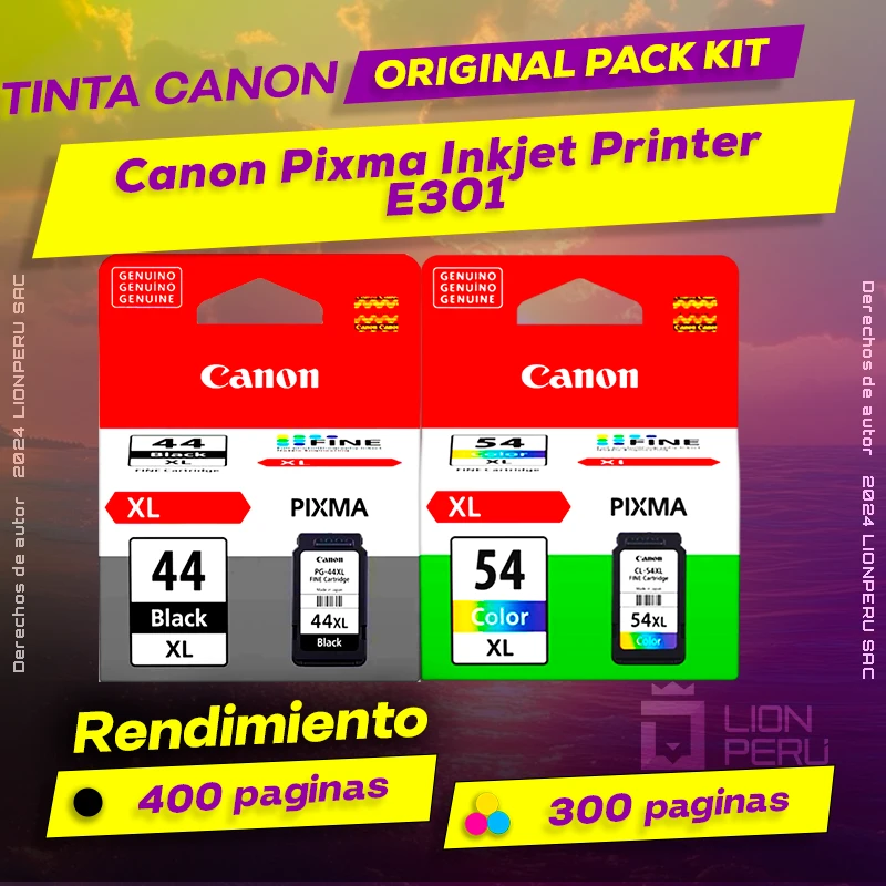 Tinta Canon E301 Pixma Inkjet Cartucho Original