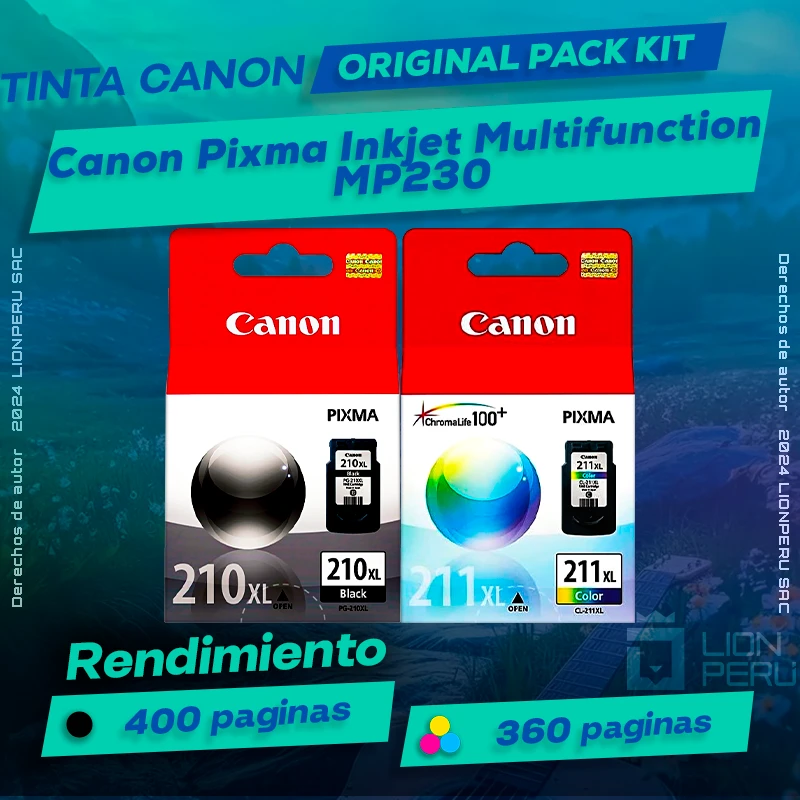 Tinta Canon MP230 Pixma Inkjet Multifunction Original
