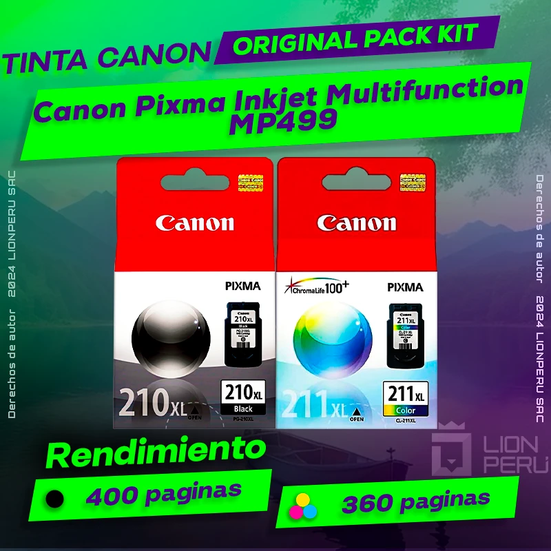 Tinta Canon MP499 Pixma Inkjet Multifunction Original