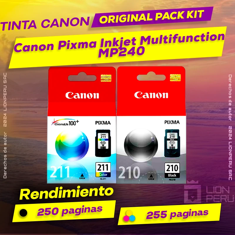 Tinta Canon MP240 Pixma Inkjet Multifunction Original