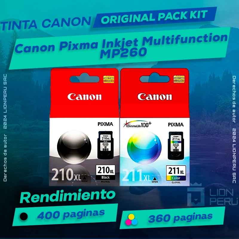 Tinta Canon MP260 Pixma Inkjet Multifunction Original