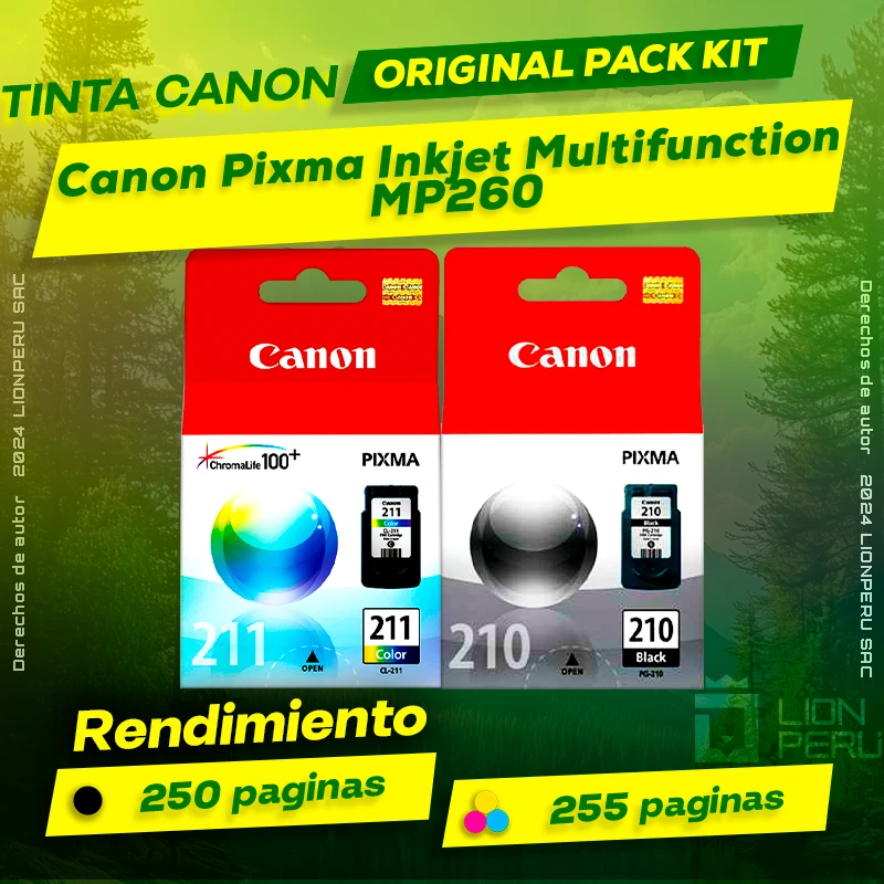 Tinta Canon MP260 Pixma Inkjet Multifunction Original