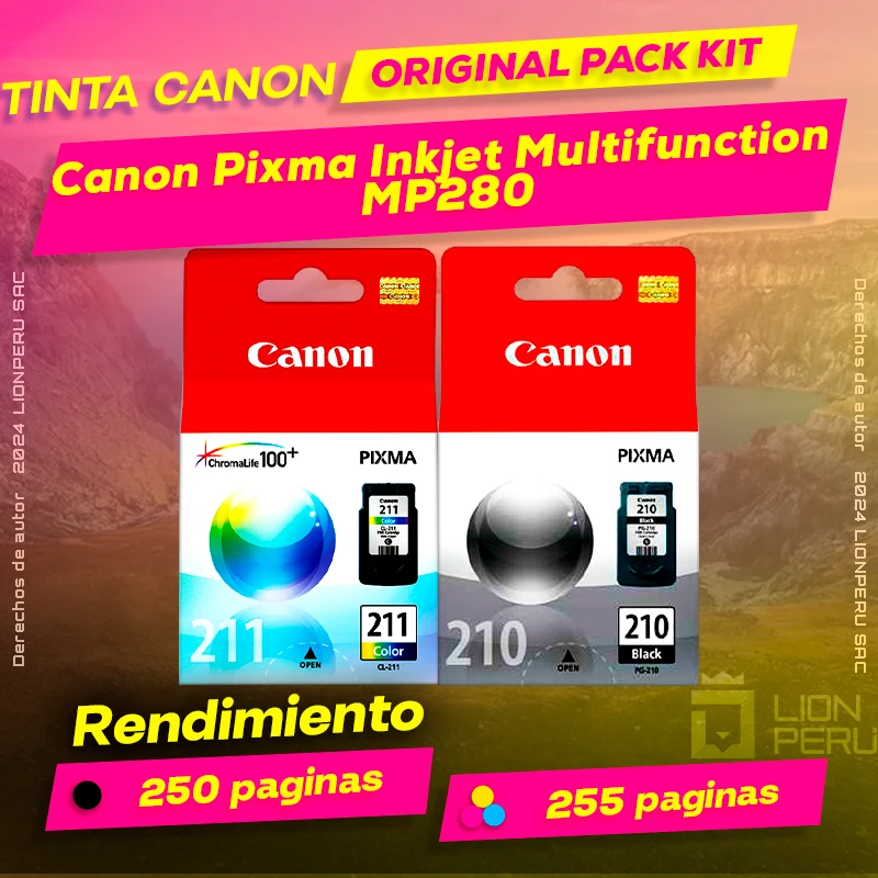 Tinta Canon MP280 Pixma Inkjet Multifunction Original