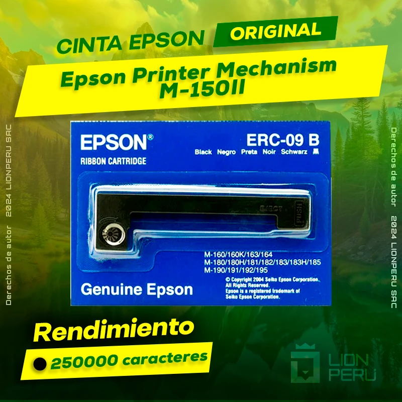 Cinta Epson M-150II Printer Mechanism Cartucho Original