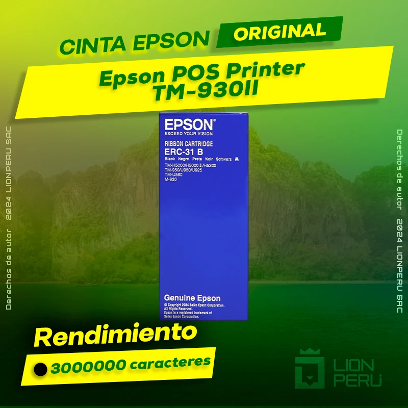 Cinta Epson TM-930II POS Printer Cartucho Original