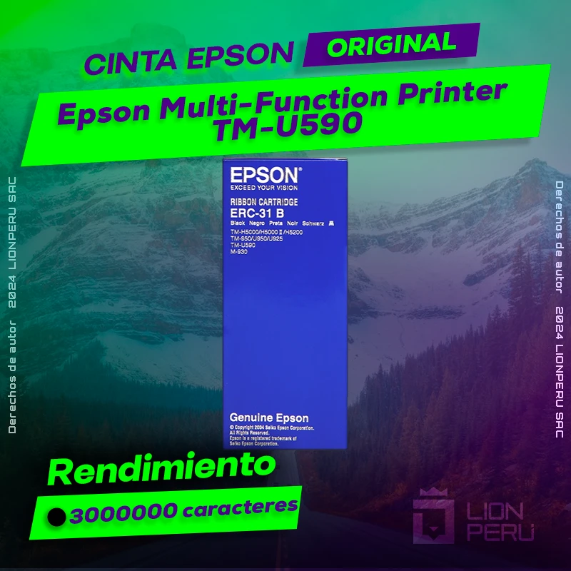 Cinta Epson TM-U590 Multi-Function Printer Cartucho Original