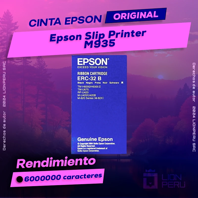 Cinta Epson M935 Slip Printer Cartucho Original