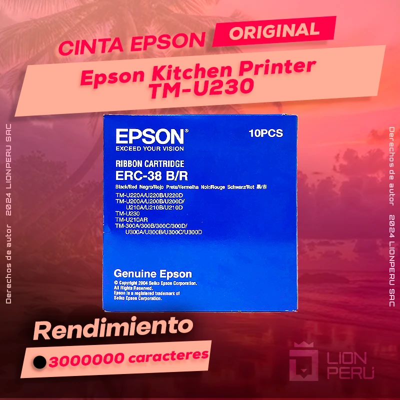 Cinta Epson TM-U230 Kitchen Printer Cartucho Original