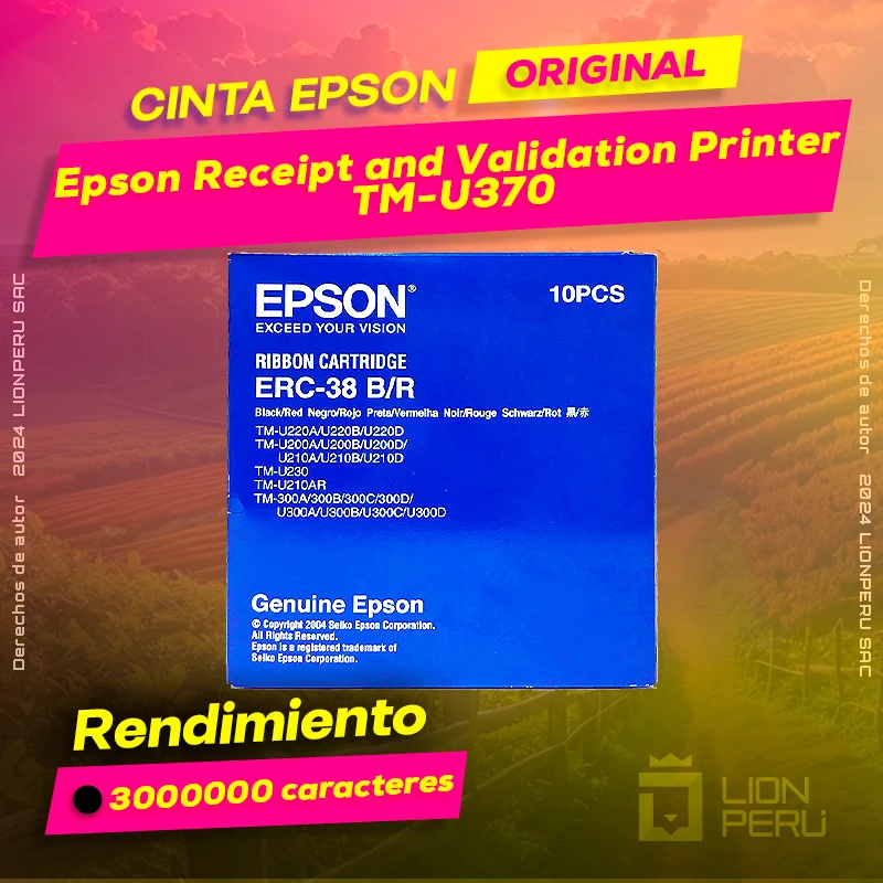 Cinta Epson TM-U370 Receipt and Validation Printer Original
