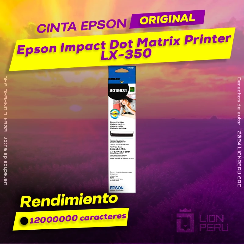 Cinta Epson LX-350 Impact Dot Matrix Printer Original