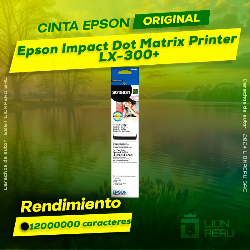Cinta Epson LX-300+ Impact Dot Matrix Printer Original