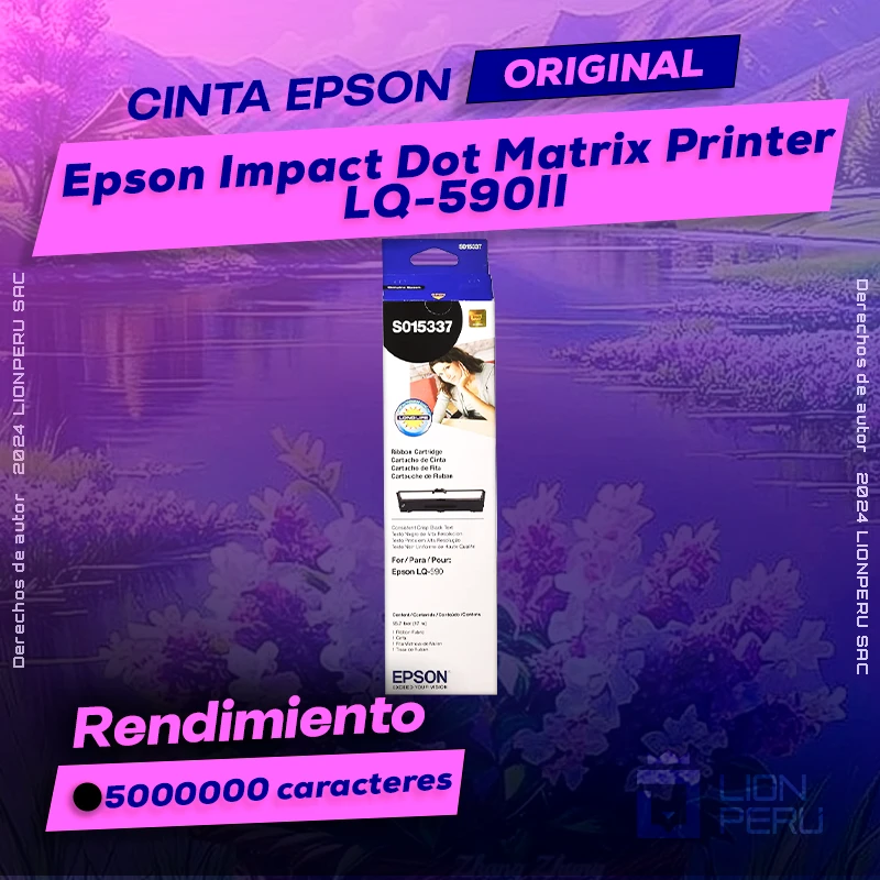 Cinta Epson LQ-590II Impact Dot Matrix Printer Original